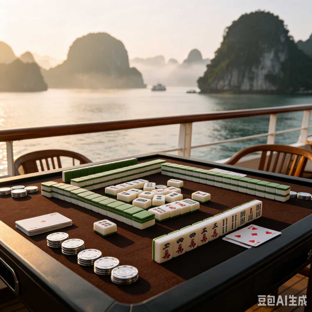 saturated color mahjong set print