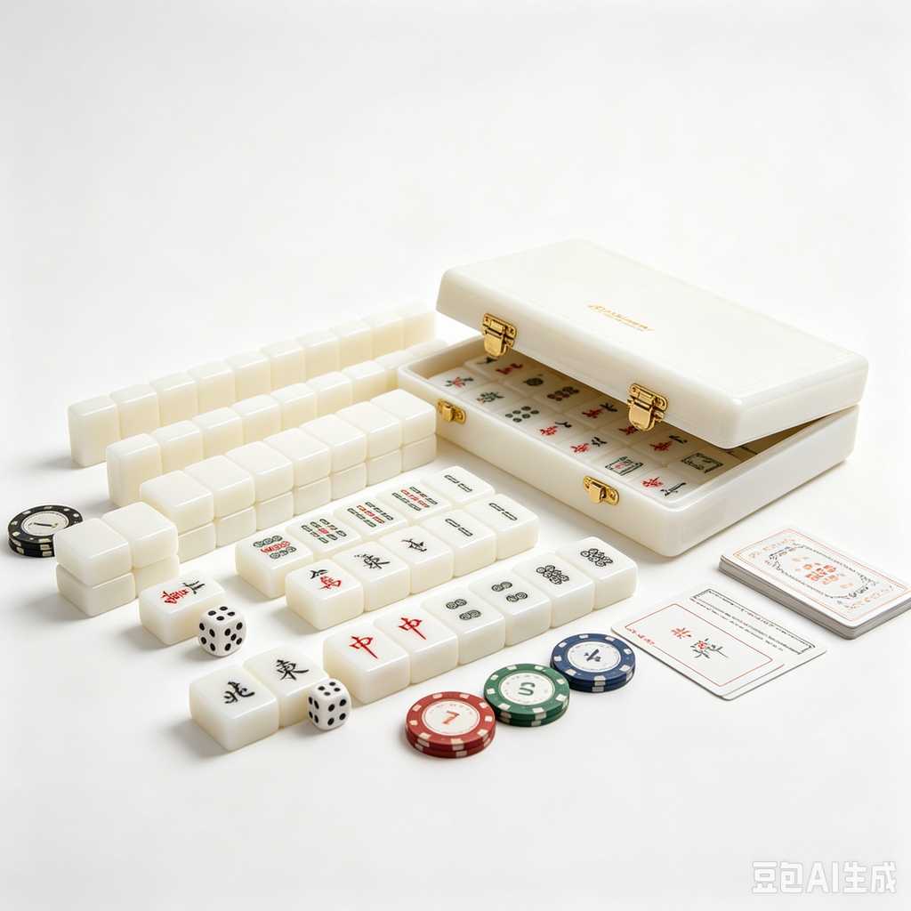 gift box packed mahjong set